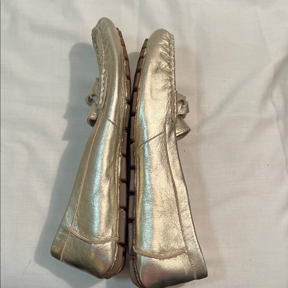 Sperry Women's Metallic Gold Loafers - Picture 5 of 9